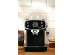 Cafetera exprés cromo retro