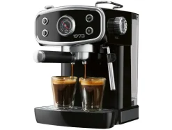 Cafetera exprés cromo retro