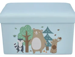 Caja banco infantil con almacenamiento