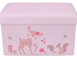Caja banco infantil con almacenamiento