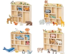 Caja de animales de madera / Bosque / Safari / Océano / Granja