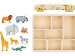 Caja de animales de madera / Bosque / Safari / Océano / Granja