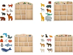 Caja de animales de madera Bosque / Safari / Océano / Granja