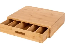 Caja de café / caja de té de bambú