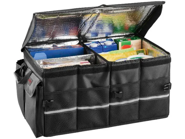 Caja organizadora prémium para maletero con función aislante / Caja organizadora prémium para maletero / Caja organizadora prémium para maletero con tapa.
