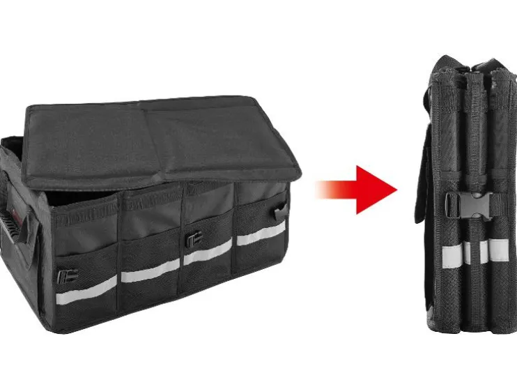 Caja organizadora prémium para maletero con función aislante / Caja organizadora prémium para maletero / Caja organizadora prémium para maletero con tapa.