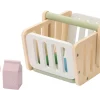 Caja registradora/Balanza/Caja con alimentos/Cesta de la compra de madera