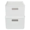 Cajas con tapa, 35x26x15 cm, Aprox. 10,4 L.