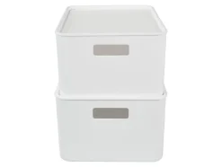 Cajas con tapa, 35x26x15 cm, Aprox. 10,4 L.