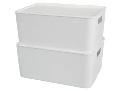 Cajas con tapa, 35x26x15 cm, Aprox. 10,4 L.