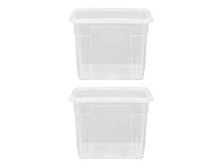 Cajas con tapa, 40x29x30 cm/ aprox. 20 L.
