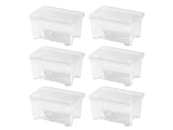 Cajas con tapa, 29x20x18 cm/ aprox. 5 L.