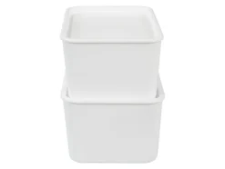 Cajas con tapa, 17,5x13x8 cm / aprox. 1,2 L.
