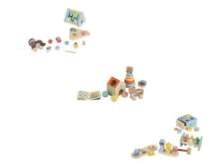 Cajas de juego y aprendizaje de madera
