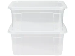 Caja transparente con tapa