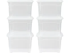 Caja transparente con tapa
