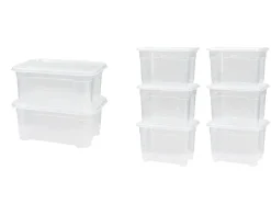 Caja transparente con tapa
