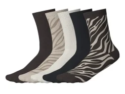 Calcetines de canalé para mujer / Calcetines, 5 unidades.