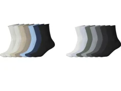 Calcetines de canalé para mujer, 7 pares