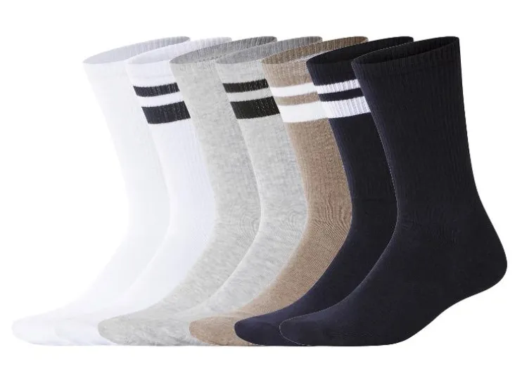 Calcetines de hombre, 7 pares.