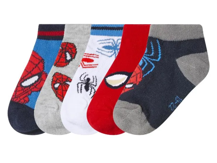 Calcetines deportivos infantiles, 5 pares.