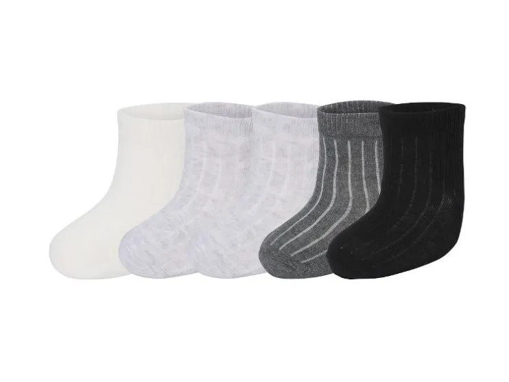 Calcetines para bebé, 5 pares.