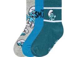 Calcetines para niño pequeño »Los Pitufos«, 3 pares.