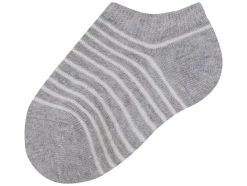 Calcetines tipo sneaker para niños, 10 pares, con algodón orgánico.