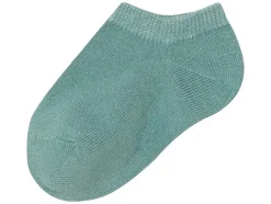 Calcetines tipo sneaker para niños, 10 pares, con algodón orgánico.