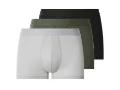 Calzoncillos bóxer de canalé doble para hombre, 3 unidades.