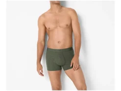 Calzoncillos bóxer de canalé doble para hombre, 3 unidades.