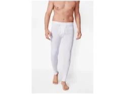 Calzoncillos largos de canalé fino para hombre