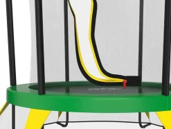 Cama elástica con red de seguridad infantil
