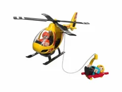 Camión de bomberos Ambulancia Coche de policía Helicóptero de rescate, con efectos de luz y sonido.