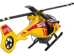 Camión de bomberos Ambulancia Coche de policía Helicóptero de rescate, con efectos de luz y sonido.