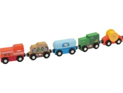 Camión / Tren de bomberos / Tren infantil / Tren de mercancías, de 5 piezas.