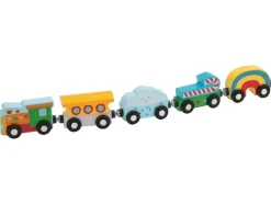 Camión / Tren de bomberos / Tren infantil / Tren de mercancías, de 5 piezas.