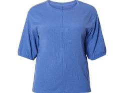 Camisa blusera de mujer con costura decorativa media.