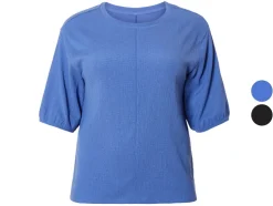 Camisa blusera de mujer con costura decorativa media.