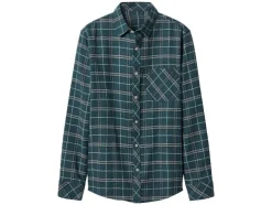Camisa casual de franela para hombre