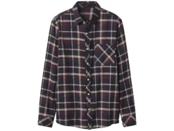 Camisa casual de franela para hombre