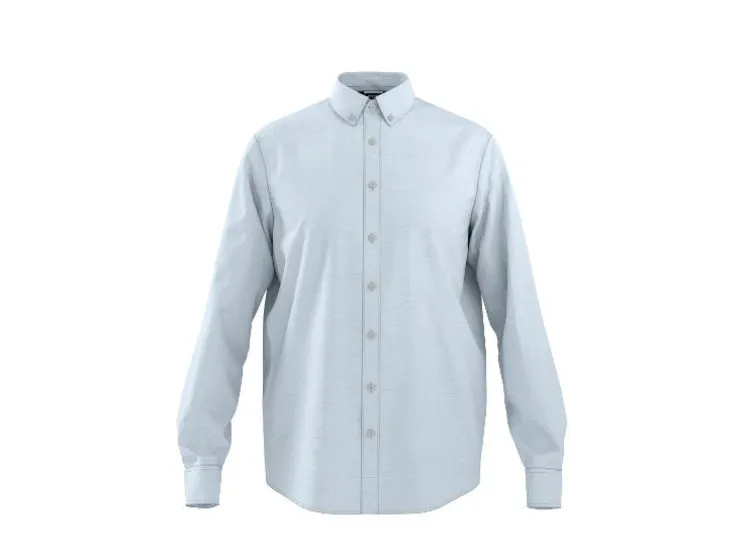 Camisa casual de hombre con lino.
