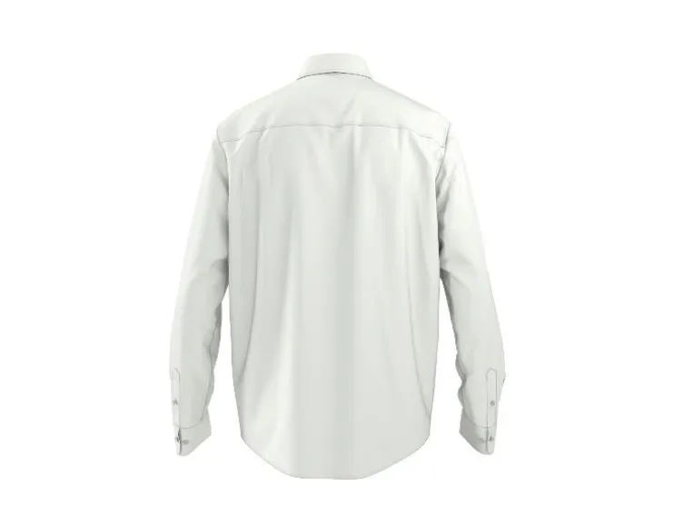 Camisa casual de hombre con lino.