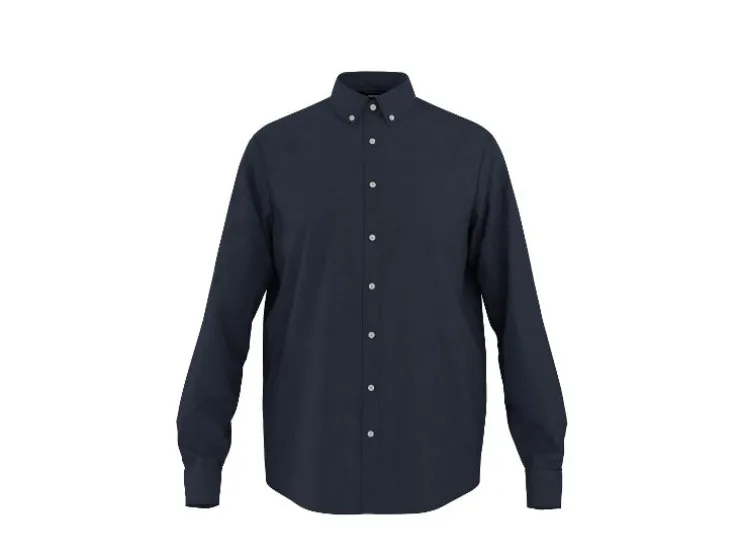 Camisa casual de hombre con lino.