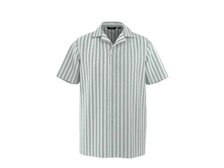 Camisa casual de hombre con lino.