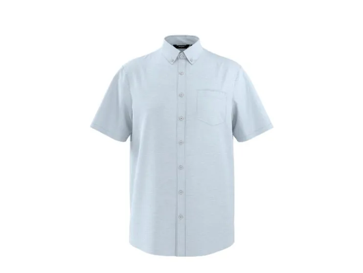 Camisa casual de hombre con lino.