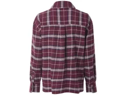 Camisa de franela oversize para mujer