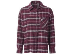 Camisa de franela oversize para mujer