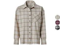 Camisa de franela oversize para mujer