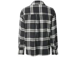 Camisa de franela oversize para mujer
